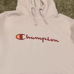 Pink champion hoodie